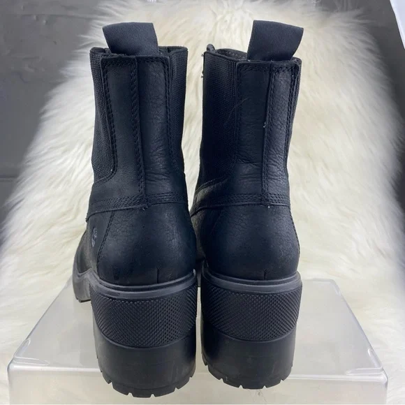 TIMBERLAND SILVER BLOSSOM LACE UP COMBAT BOOTS SIZE 10W - Picture 7 of 14